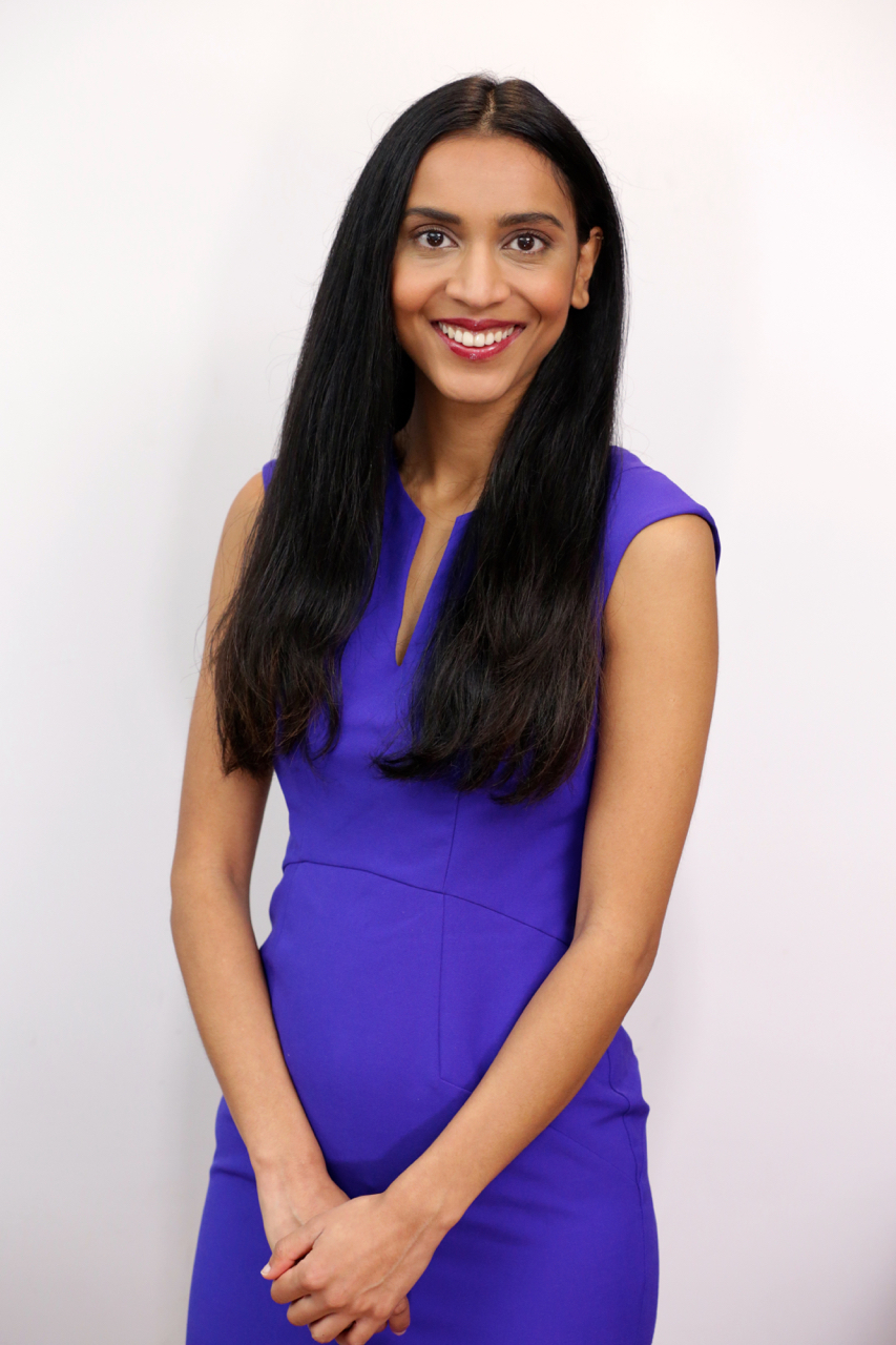 Portrait of Miss Hiral, myofunctional therapist and dentist